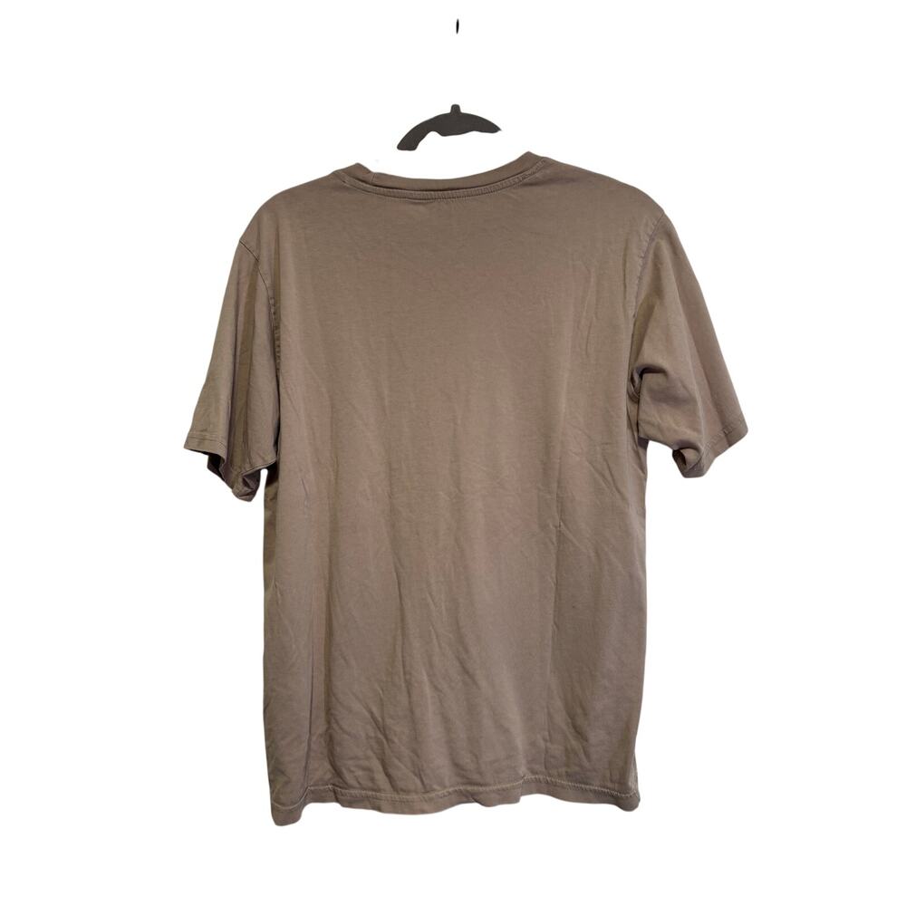 Dickies Logo T-Shirt Taupe Crew Neck Short Sleeve Size Medium - Picture 7 of 7